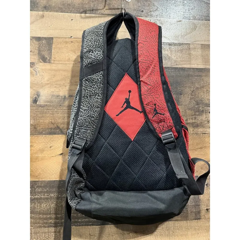 Nike Air Jordan Backpack- Red/Black Elephant Design